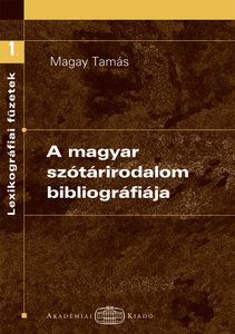 A magyar szótárirodalom bibliográfiája