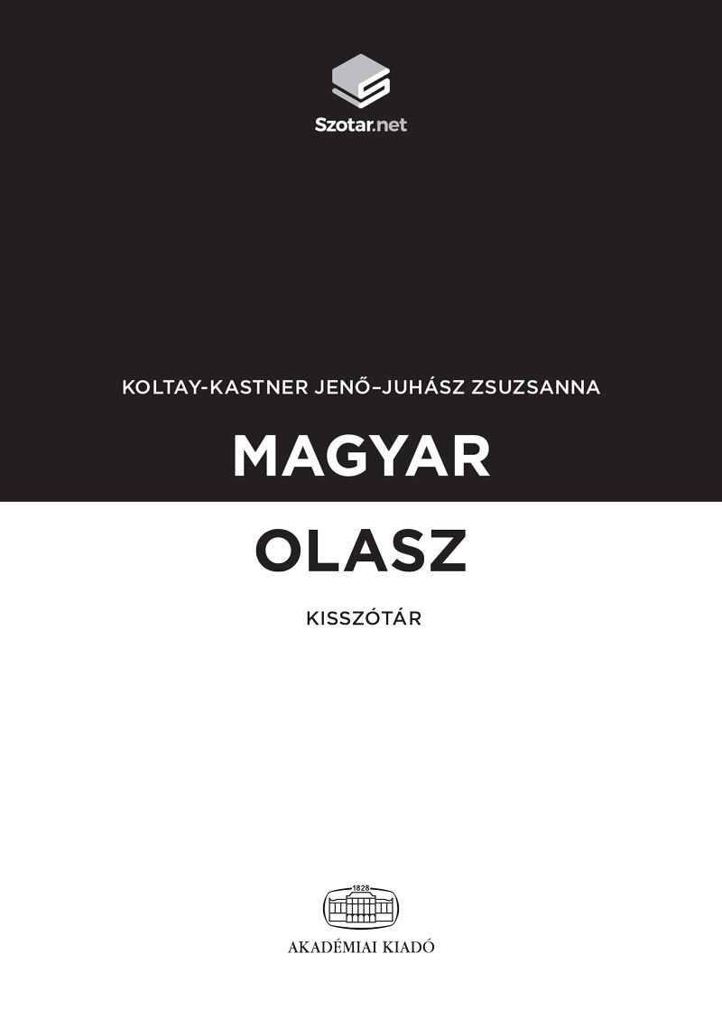 Magyar-olasz kisszótár
