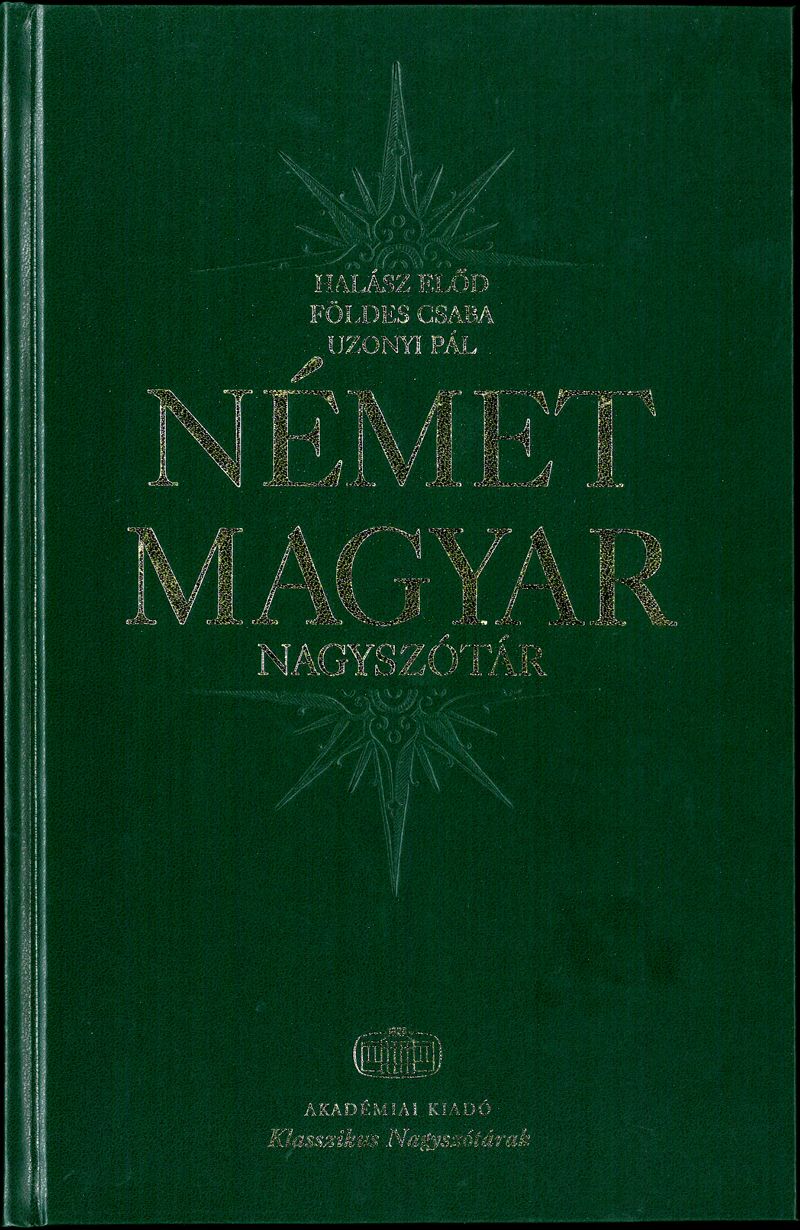 Német-magyar klasszikus nagyszótár + NET