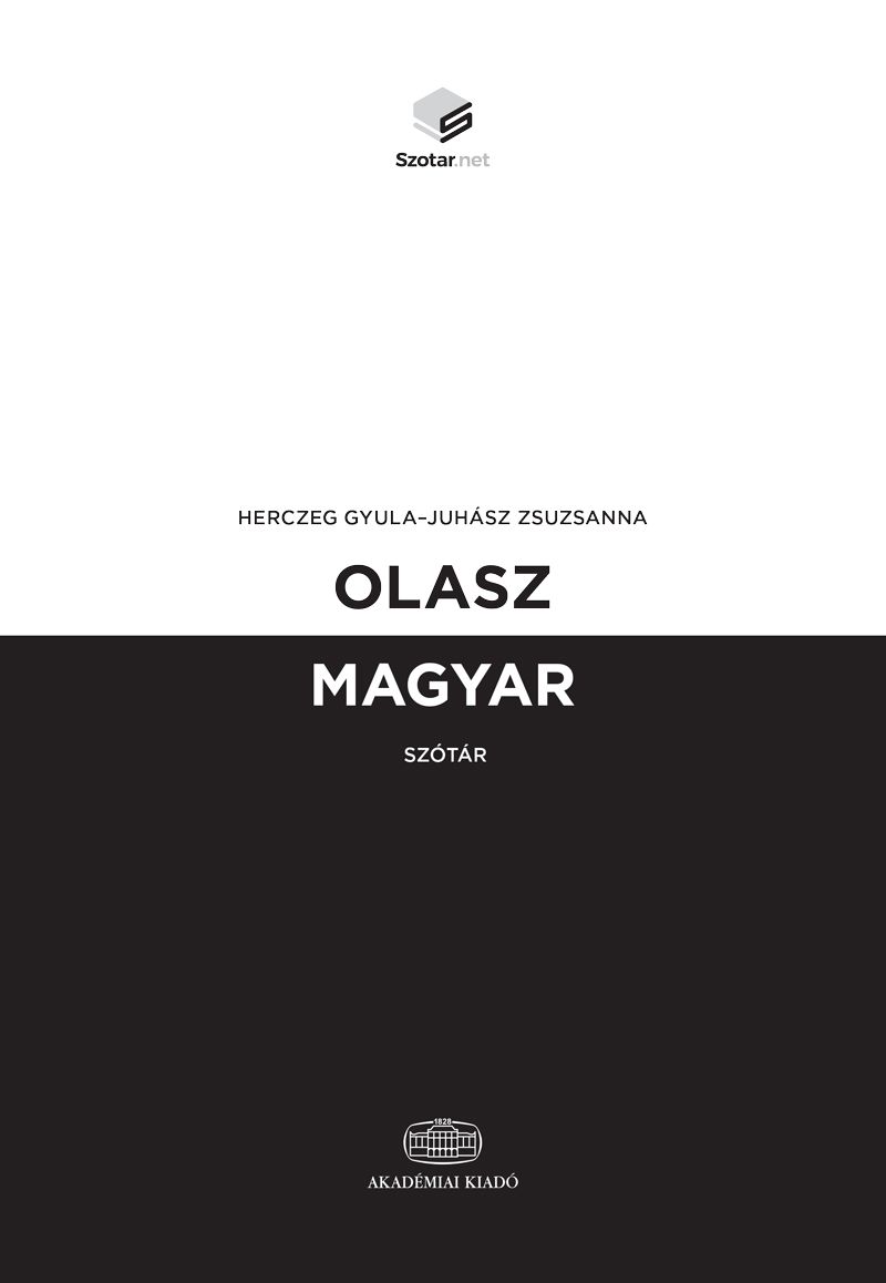 Olasz-magyar szótár