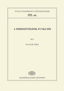 A módosítószók funkciói