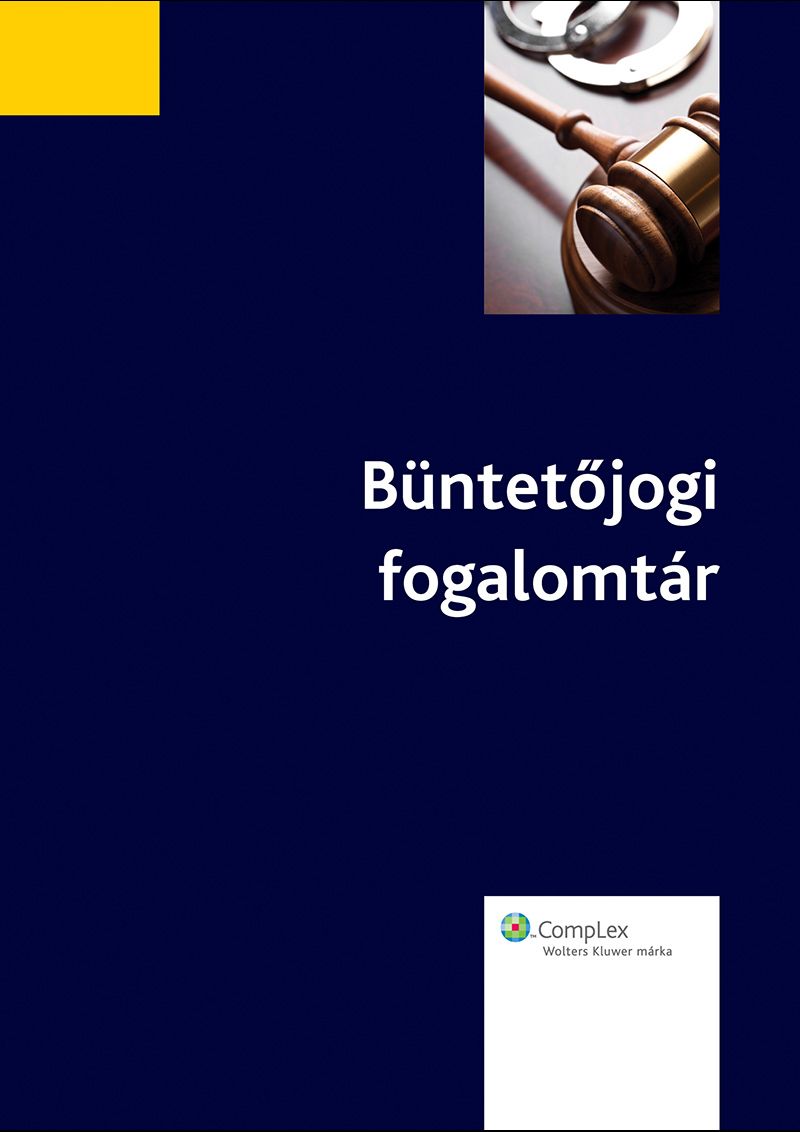 Büntetőjogi fogalomtár