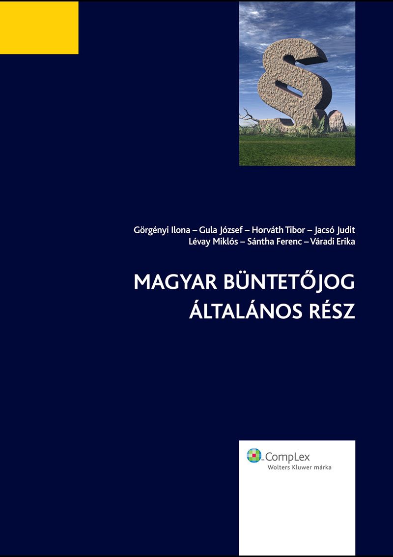 Magyar büntetőjog – általános rész